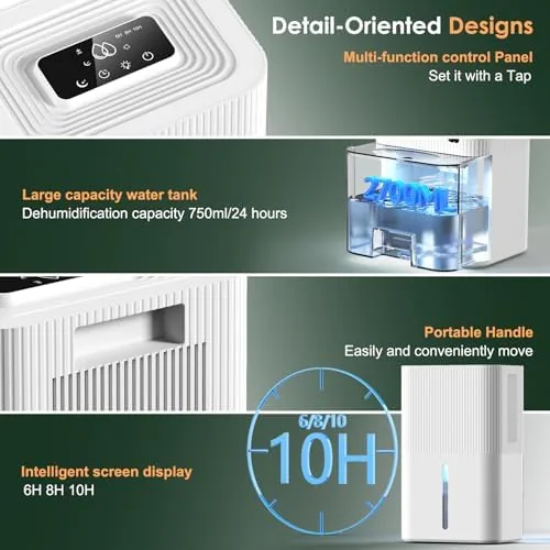 Testing the Portable Home Dehumidifier for Basements Bathroom Bedroom|91 OZ Tank|900 sq.ft over two weeks