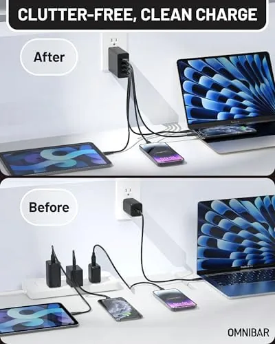 Close look at the 140W USB C Charger, 4-Port GaN PD3.1 PPS Fast Charger build quality