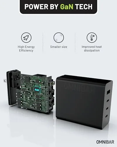 The 140W USB C Charger, 4-Port GaN PD3.1 PPS Fast Charger compared in context