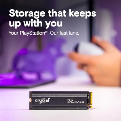 The P310 drive installed in a laptop M.2 slot during an upgrade