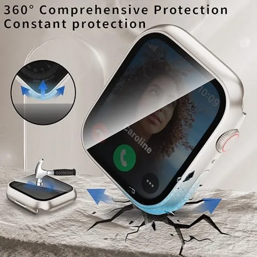Another view of the Waterproof Privacy Case Compatible with Apple Watch Series 11 10
