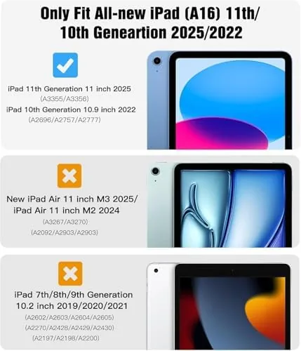 Close look at the BMOUO for iPad A16 11th/10th Generation Case (11"/10.9", 2025/2022) | build quality