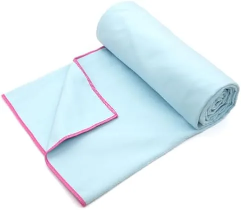 Close look at the Eunzel Hot Yoga Mat Towel, Ultra-Absorbent Microfiber 72" x 26.5" build quality