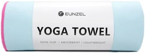 Testing the Eunzel Hot Yoga Mat Towel, Ultra-Absorbent Microfiber 72" x 26.5" over two weeks