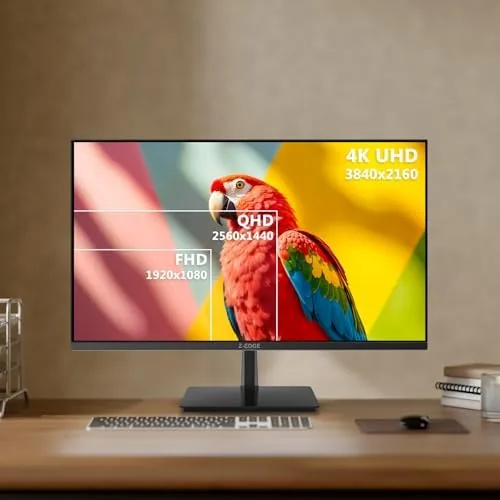 Close look at the 4K Monitor, Z-Edge 28 inch IPS Monitor, UHD 3840x2160 IPS build quality