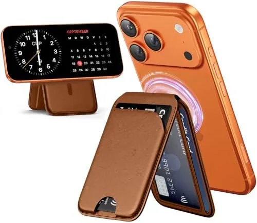 QYQBOON Mag-Safe Wallet for iPhone - Lightweight Magnetic Phone Wallet Stand With Adjustable Leather Review: Tested and Rated