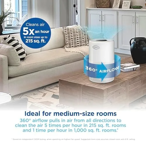 The Clorox Medium Room Turbo Air Purifiers for Home With True in real use