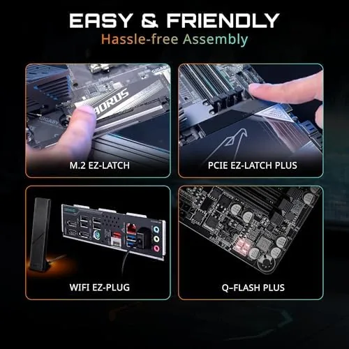 High end Ryzen 9000 build running inside a full ATX case