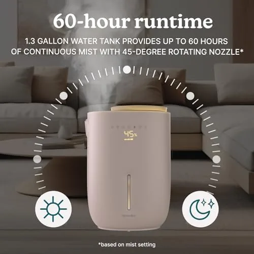 Another view of the Homedics Natura Ultrasonic Warm Cool Mist Humidifier 1.3-Gal | Large