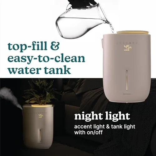 Testing the Homedics Natura Ultrasonic Warm Cool Mist Humidifier 1.3-Gal | Large over two weeks
