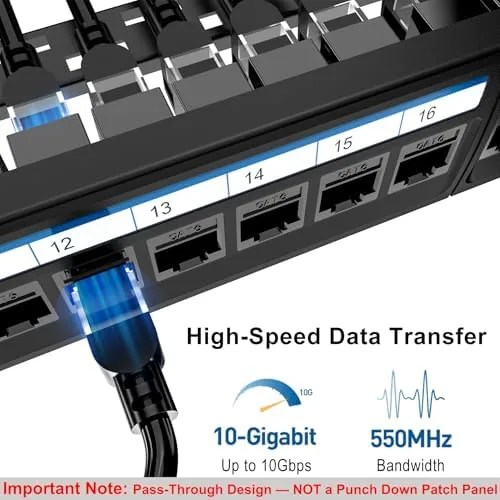 Close look at the Jadaol [UL Listed] 24 Port Patch Panel Rackmount or Wall build quality