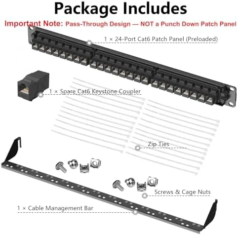 Testing the Jadaol [UL Listed] 24 Port Patch Panel Rackmount or Wall over two weeks