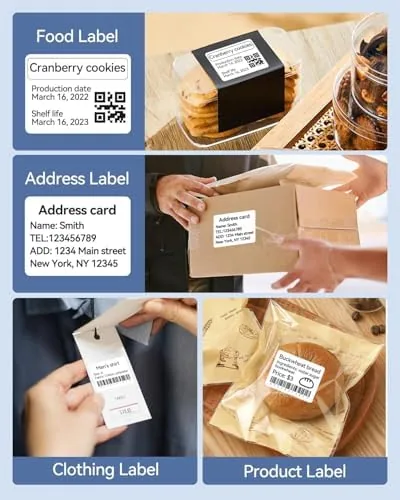 Testing the NIIMBOT 3 Roll Set Labels, 2'' x 1.2'' (50x30mm) Waterproof over two weeks