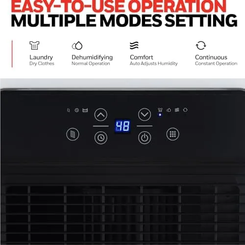 Another view of the Honeywell 32-Pint ENERGY STAR Dehumidifier for 3,000 Sq Ft , 
