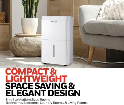 Testing the Honeywell 32-Pint ENERGY STAR Dehumidifier for 3,000 Sq Ft ,  over two weeks