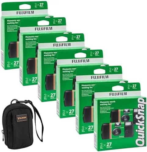 Fujifilm QuickSnap Flash 400 One Time Use 35mm Disposable Camera with Flash, 27 Exposures Review: Tested and Rated