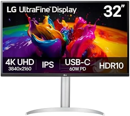 LG 32UP83AK-W 32-inch Ultrafine 4K UHD (3840 x 2160) IPS Computer Monitor, 60Hz, HDR10 Review: Tested and Rated