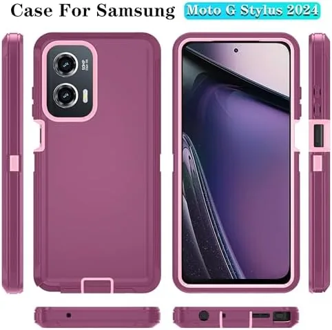 The Qinmay Phone Case for Motorola Moto G Stylus 5G 2024 compared in context