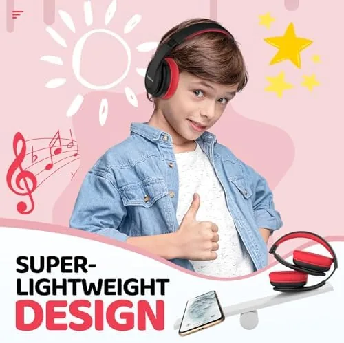 The JoySpark Kids Bluetooth Headphones, Lightweight Wireless Headphones for Kids, 85/94dB compared in context