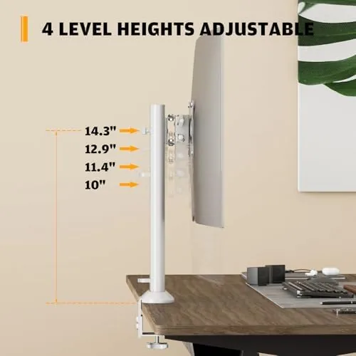 Another view of the Hemudu Single Desk Monitor Arm Mount Stand Fit for 13