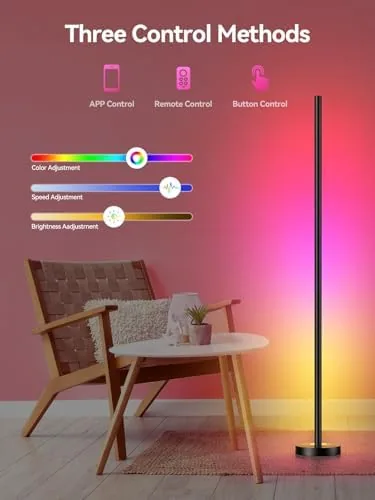 The lamp showing a clean warm white setting useful for reading and daily tasks