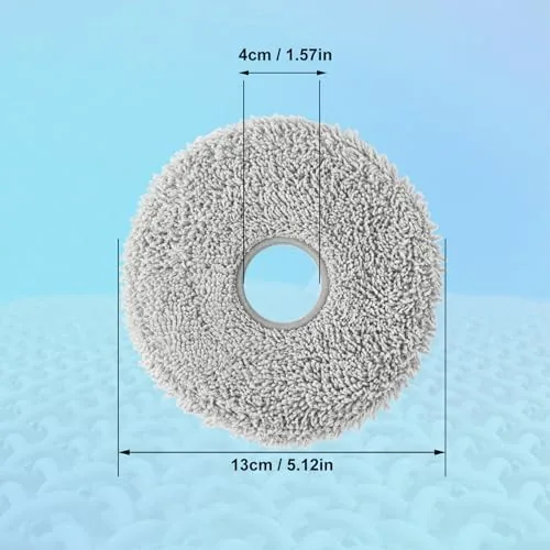 The 8 Pack Reusable Mop Pads for Dreame L10s, L40, X40 in real use
