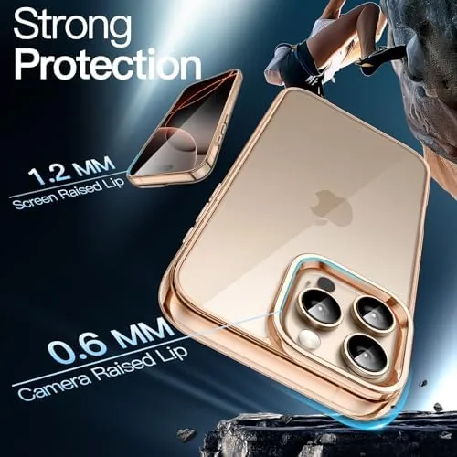 The JETech Case for iPhone 16 Pro, Anti-Yellowing, Desert | Shockproof in real use