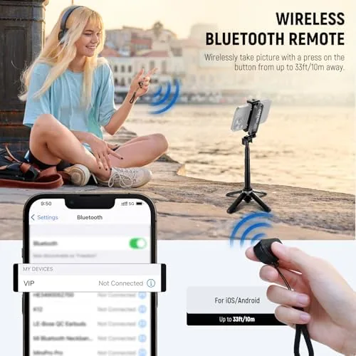 Testing the NEEWER Selfie Stick with Detachable Bluetooth Remote Shutter, Lightweight Foldable over two weeks