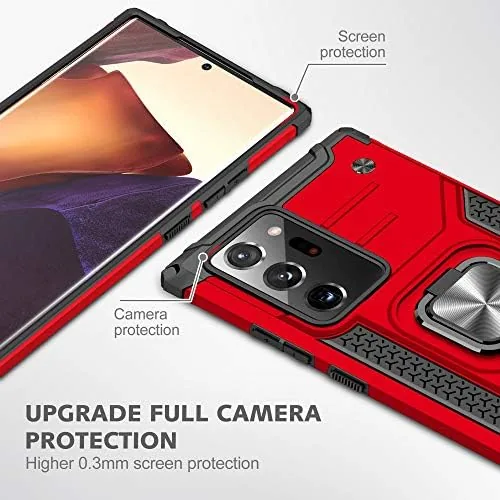 Close look at the YmhxcY Galaxy Note 20 Ultra 5G Case with Self Healing build quality
