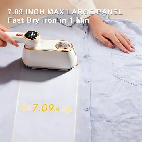 Another view of the Travel Steamer for Clothes Portable, 1200W Handheld mini travel Steam