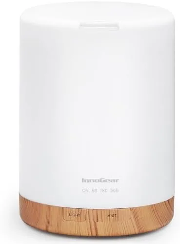 InnoGear 300ml Essential Oil Diffuser for Home Scent Humidifier, Yellow | Aromatherapy, Cool Mist Review: Tested and Rated
