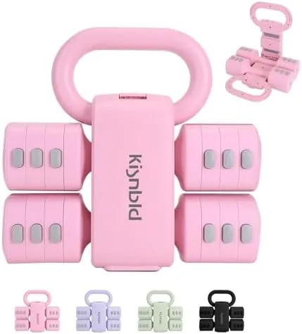 kisnbld Adjustable Dumbbell Set, 2-in-1 Dumbbells & Kettlebell,Hand Weights | 2.2-5.5lb Each Free Weights Review: Tested and Rated