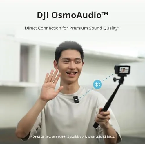 The Osmo Action 4 mounted to a bike handlebar on a trail
