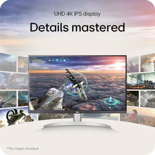 A side view showing wide viewing angles with consistent color across the screen
