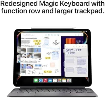 iPad Pro M4 displaying a detailed photo edit in progress