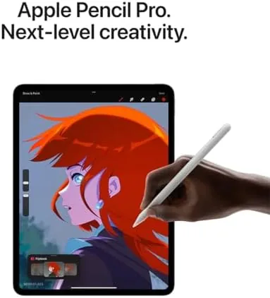 iPad Pro M4 next to a laptop for size comparison