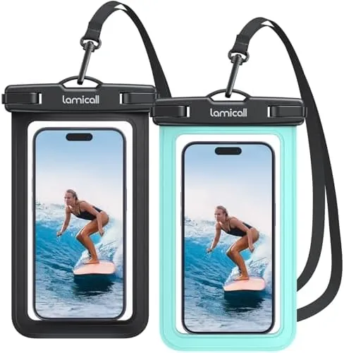 Lamicall Waterproof Phone Pouch, [2 Pack] IPX8 Water Proof Cell Phone Case | Beach Review: Tested and Rated