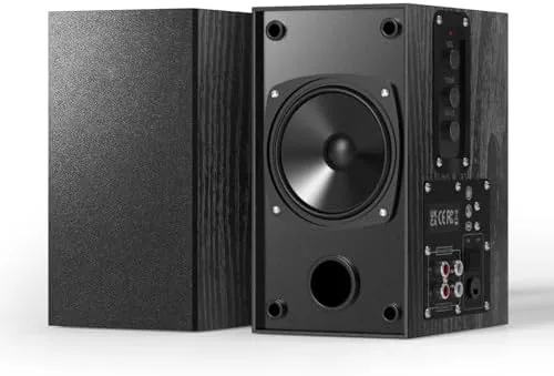 Overview of the Elimavi 30W X 2 Powered Bookshelf Speakers, RCA Input for