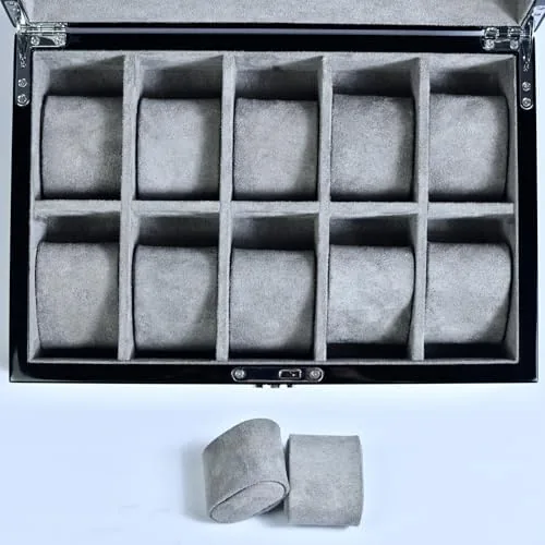 The Watch Box for Men 10 Watches Storage box&Organizer Smart Watch compared in context
