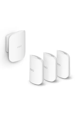 Close look at the Amazon eero Pro 7 (3-pack) with Amazon eero Outdoor 7 build quality