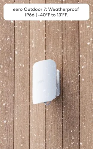 The Amazon eero Pro 7 (3-pack) with Amazon eero Outdoor 7 compared in context