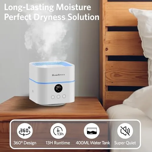 Testing the Air Purifier and Humidifier Combo for Bedroom, H13 HEPA Filter over two weeks