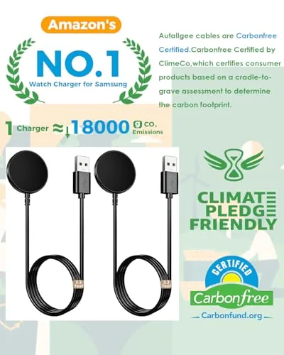 The 2 Pack for Samsung Galaxy Watch Charger Compatible with Watch in real use