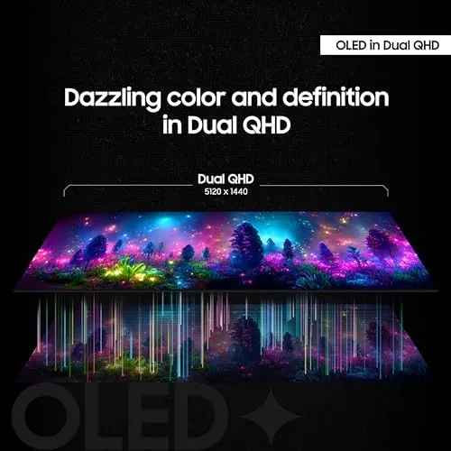 The Samsung 49" Odyssey OLED G9 (G91SD) Dual QHD QD-OLED Curved in real use