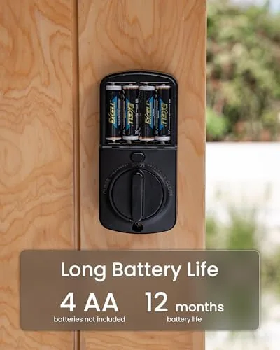 The DESLOC B200 compared against a keypad smart lock and a Wi-Fi smart lock