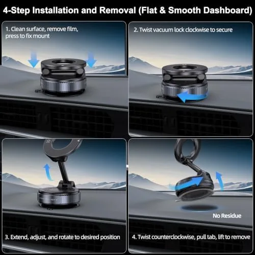 Testing the Jikasho Magnetic Phone Holder for Car, Suction Cup Phone Mount over two weeks