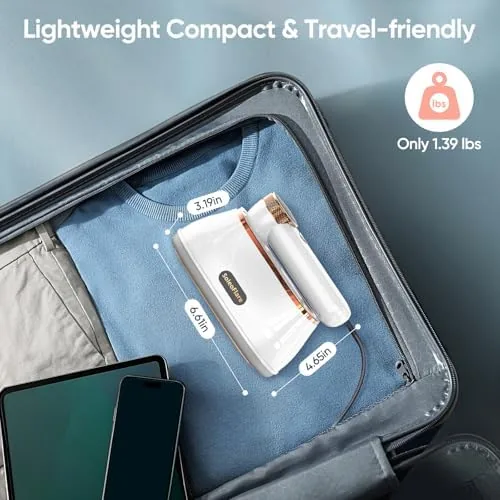 Another view of the 2-in-1 Steamer for Clothes & Iron, Portable for Travel |
