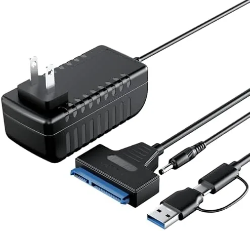 SATA to USB 3.0 and USB C Adapter Cable for 3.5 2.5 Inch SSD/HDD Review: Tested and Rated