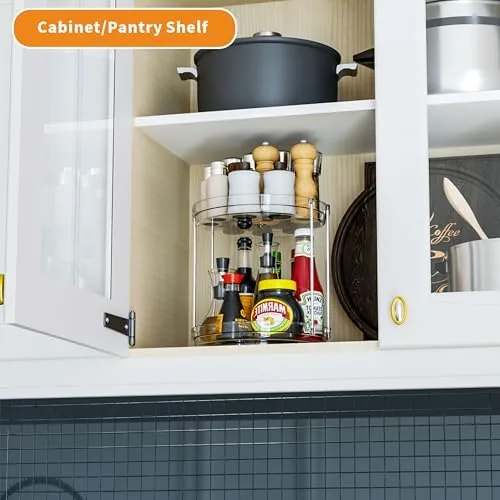 Close up of the ball bearing base and the two stacked trays