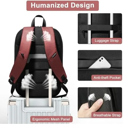 The hk Business Backpack for Men, Slim & Expandable Backpack for compared in context